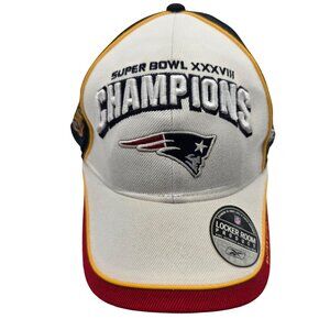 Reebok New England Patriots Super Bowl XXXVIII Champions Locker Room Hat NFL
